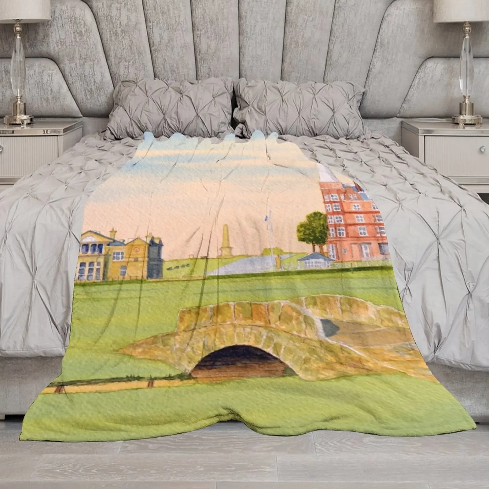 The greatest golf course in Scotland. Throw Blanket Blankets For Bed Tourist Blanket 3