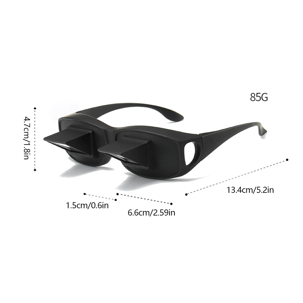 Reading Glasses Lazy Creative Periscope Horizontal Reading Books Sit On Bed Lie Down View TV Myopia Usable Prism Spectacles