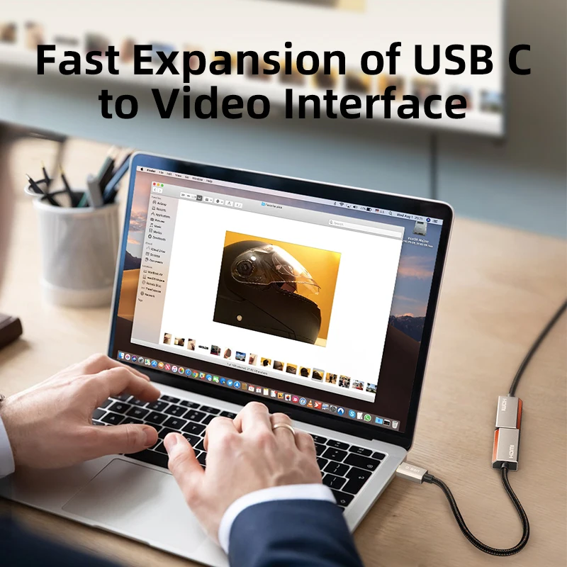 CABLETIME 8K 60Hz USB C-DP  4K 144Hz 3D  ƿ ձ Ʈ Gen 2 USB C ġ Displayport  C450