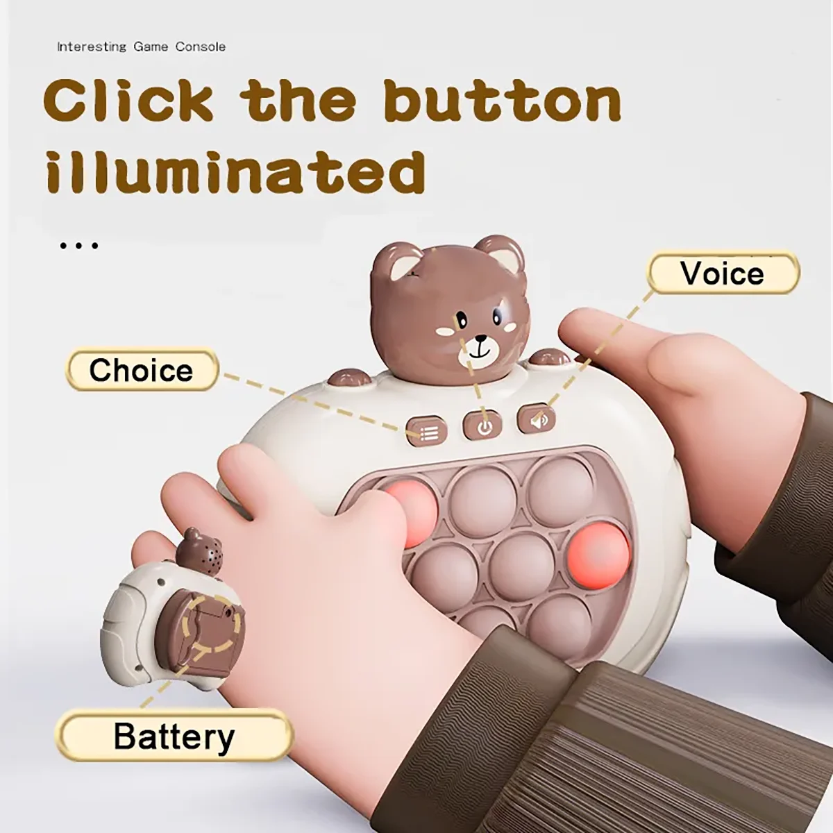 Game Console Speed Push Game Extractor Puzzle Decompression Beat The Level Whack a Mole Toy
