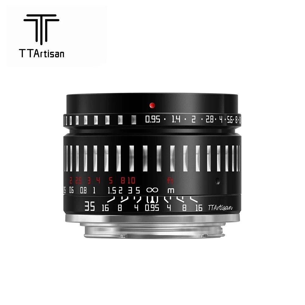 Ttartisan 35Mm F0.95 Obiettivo Principale Ad Ampia Apertura Per Sony E Mount Fujifilm X Canon M Canon Rf-S Leica L Nikon Z Camera