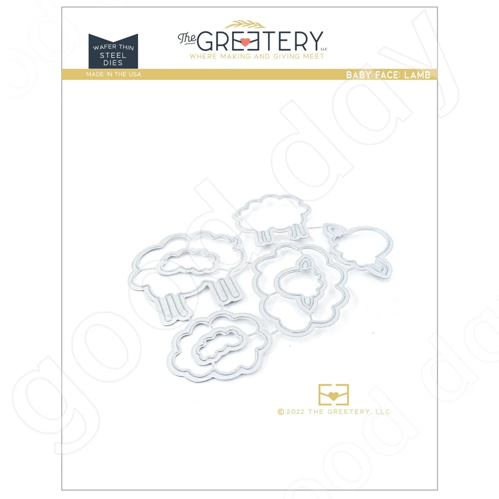 

Arrival 2023 New Lamb Metal Cutting Dies Scrapbook Diary Decoration Embossing Template Diy Greeting Card Handmade Hot Sale