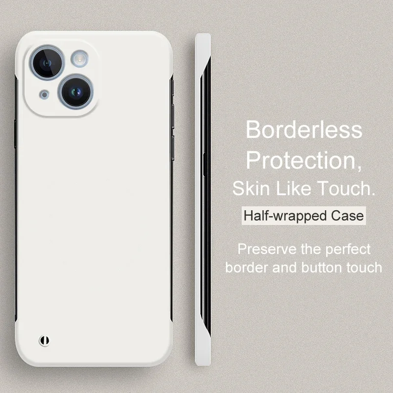 Luxury Ultra-Thin Borderless Candy Color Matte Hard Case