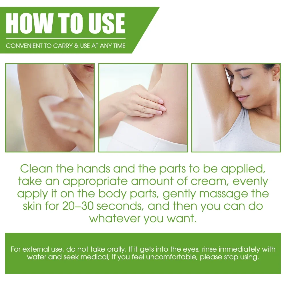 10g Odor Eliminator Underarm Care Bleaching Cream Remove Odor Refreshing Lasting Aroma Cream deodorant cream