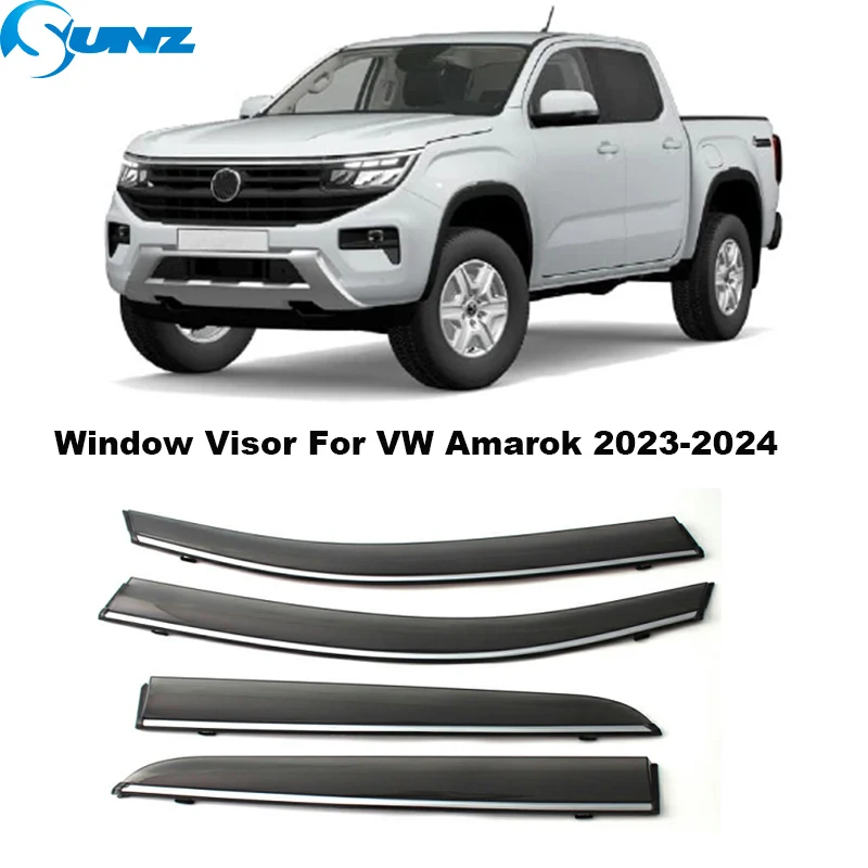 Visiera Per Finestra Per Vw Amarok 2023 2024 Weathershield Sun Rain Deflettori Protezioni Tende Da Sole Rifugi Finestra Parapioggia Visiera Per Porta