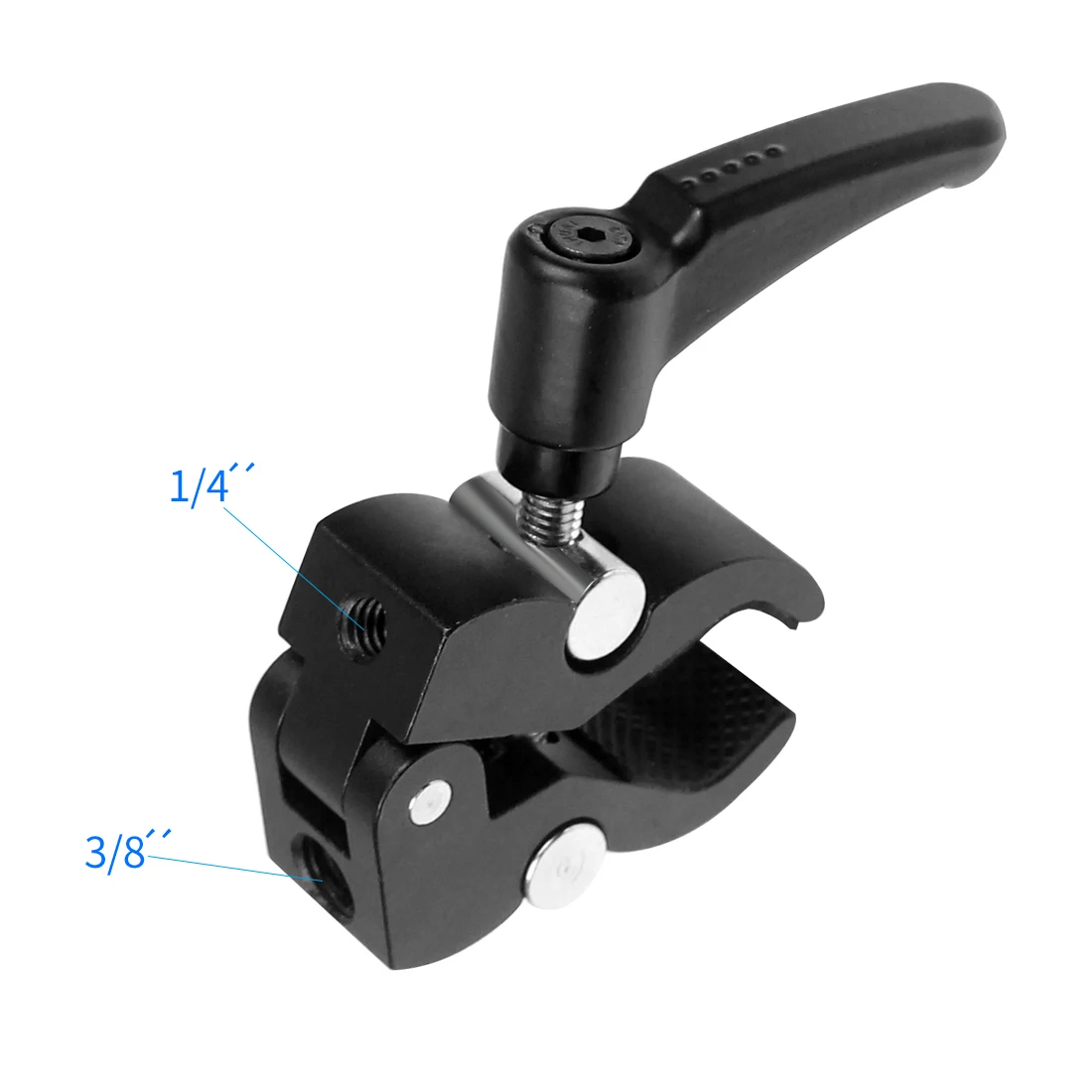 Super Clamp Mount Holder with Tripod Ball Head Adapter for Gopro For Insta360 DS