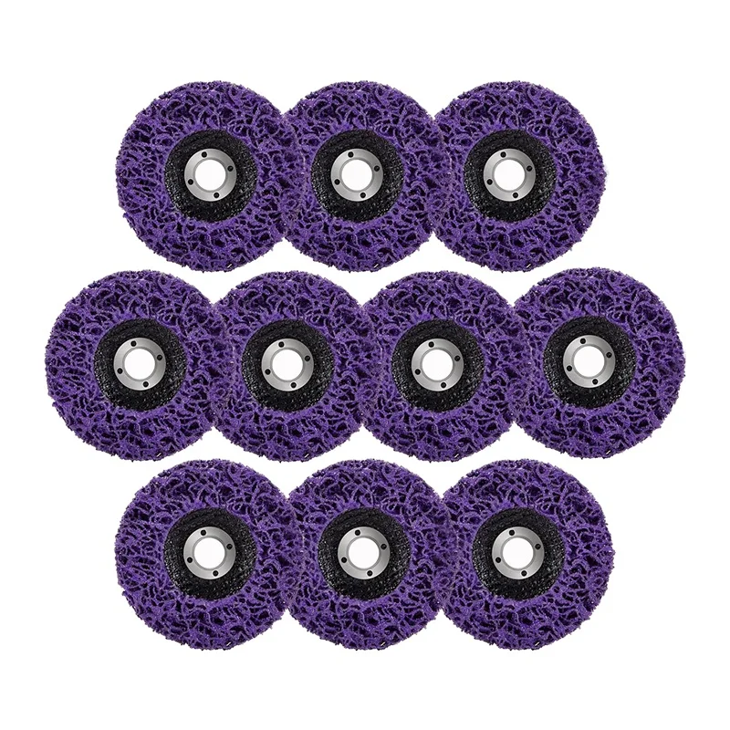 

Полосатые диски для зачистки, колесо для угловых шлифовальных машин для очистки и удаления краски, сварных швов для ржавчины, окисления (4 дюйма X 5/8 дюймов)