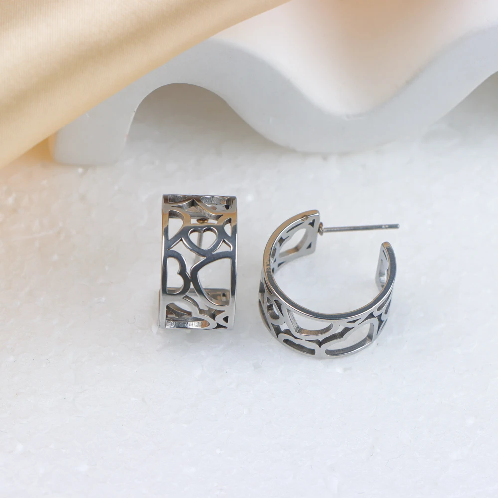 10/20Pairs Hip Hop Ohrringe Edelstahl Schmetterling Anhänger Ohrringe Männer Frauen Geometrische Hängende Ohrring Schmuck – Detail 15