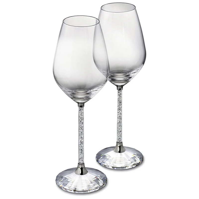 Description Picture 3 of itemTransparent Crystal Diamond Red Wine Cup , Champagne Glasses，wine Decanter，glass Cup，Family Bar, Wine Accessories, Wedding Gifts