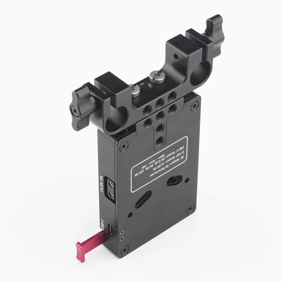 Zgits-vロックプレートアダプター vロックプレート vロックプレート pd 14.8v 15mmロッドクランプ ZGCINE 新しい VP2 V マウントプレート多機能 PD 14.8V 15