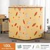 1PCS Clothes Storage Bag Big Mac Storage Box Large Capacity Fabric Home Wardrobe Storage Basket Toy Clothing Folding Bag 1