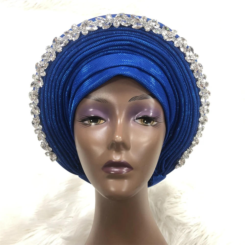 2022 Auto Gele Headtie Big Size Women Cap For African Hats Nigerian Auto Gele ASOOKE Headtie ASOEBI Headtie Wholesale Turban