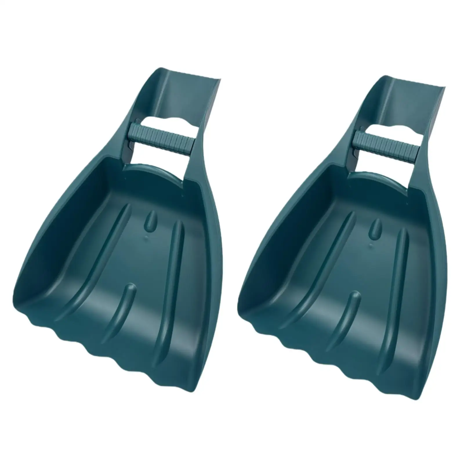 2x Hand Rakes Yard Leaf Scoops and Claws Yard Scoops Leaf Grabbers for Hands for
