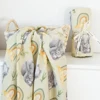 Happyflute Digital Print Bamboo Cotton 2Layer Blankets Super Soft Newborn Muslin Swaddle High Quality Baby Wrap 6