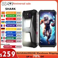 8849 SHARK, Rugged Smartphone 5G, 24GB RAM(12GB+12GB), 256GB ROM, 15600mAh, 120Hz Screen, NFC, WiFi 6,50MP Camera 66W Phone 1