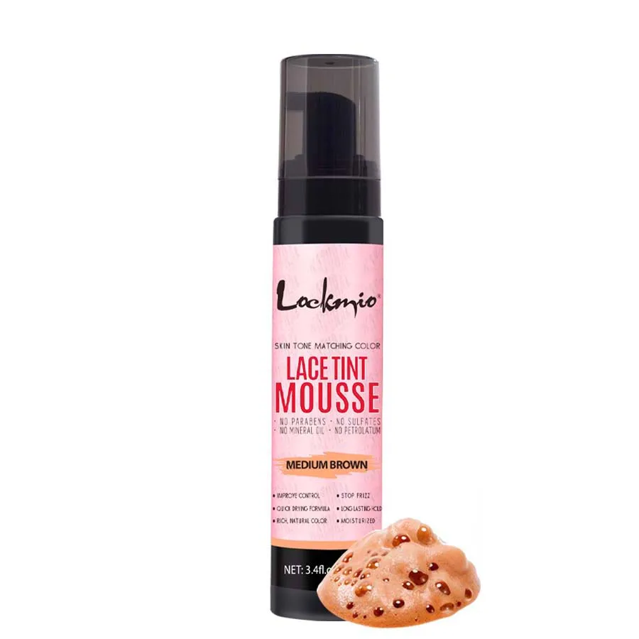 גוון גוון קצף עבור תחרה חזית צביעה מוס טבעי יבש מהיר יבש בלתי נראה ספריי שיער עבור טופי