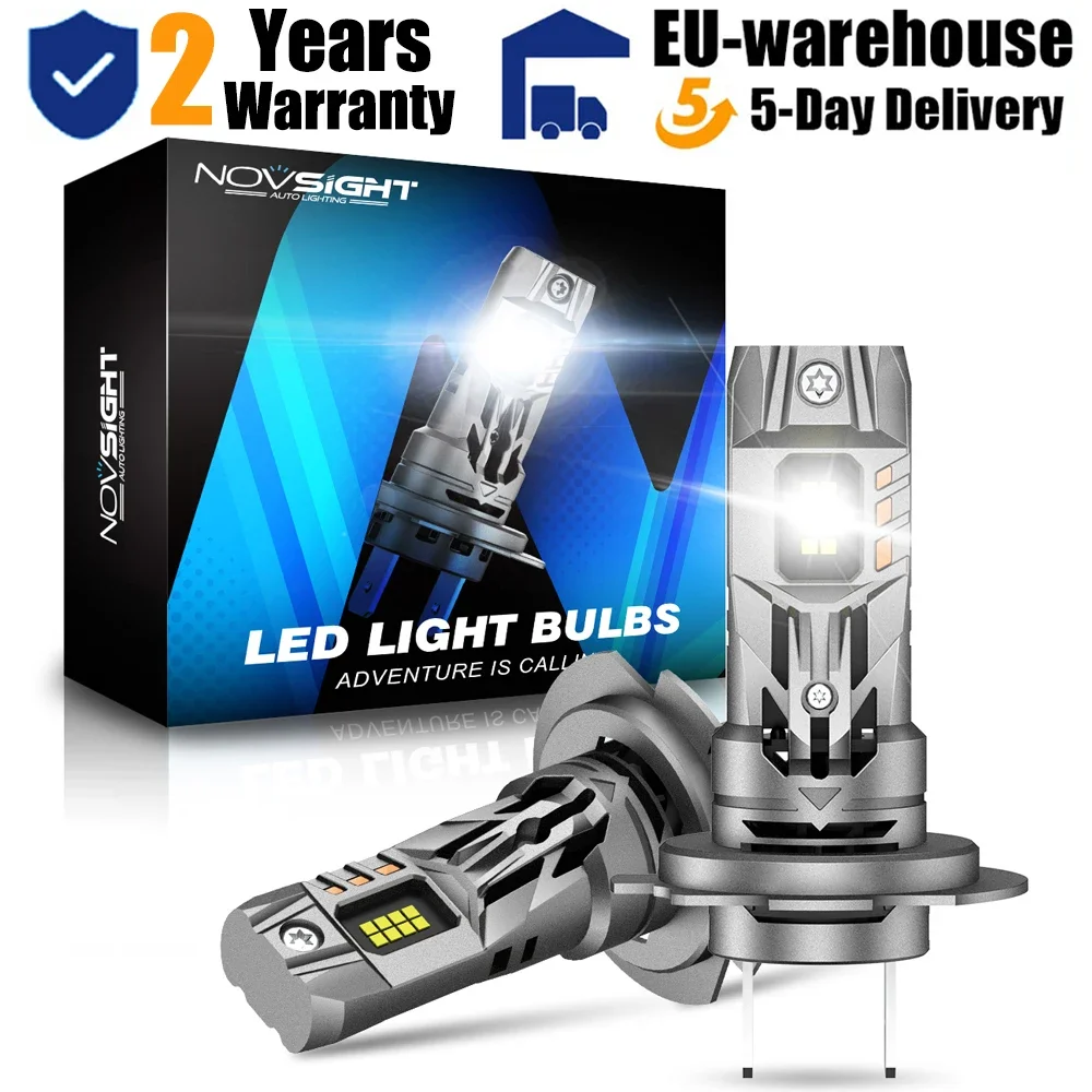 NOVSIGHT-H7-Canbus-LED-Headlight-1-1-Size-Light-Mini-Headlamp-70W ...
