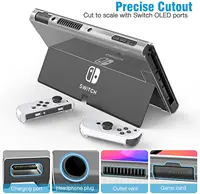 HEYSTOP Switch OLED Model futerał do przenoszenia, 9 w 1 zestaw akcesoriów do 2022 Nintendo Switch OLED Model z etui ochronnym 4