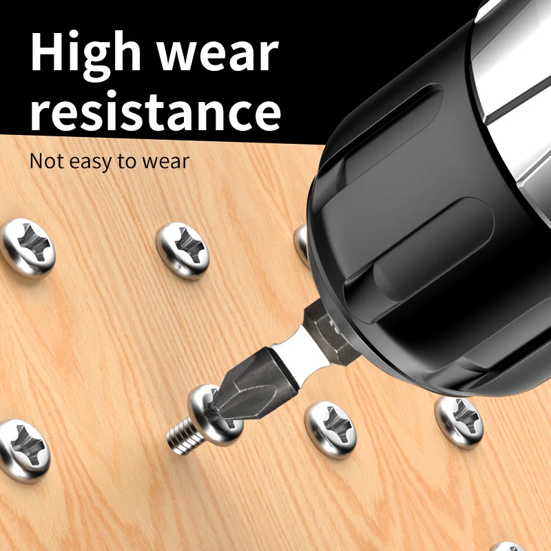 Electric screwdriver 5-20pcs Tungsten Steel Strong Magnetic Coil Electric Screwdriver With Cross Head Electric Screwdriver High Hardness Hand Electr
