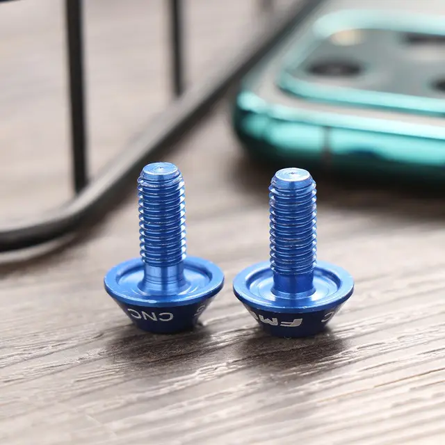 2Pcs Aluminum Alloy Bike Bicycle Water Bottle Holder Cage Screw Bolts M5x12mm Stainless Steel Screw Durable Bike Accessory 3