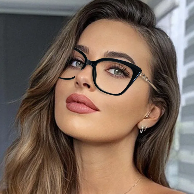 

TR90 Reading Glasses Women Men Anti Blue Light Computer Prescription Glasses Retro Optical Eyeglasses Frames Pink Black Eyewear