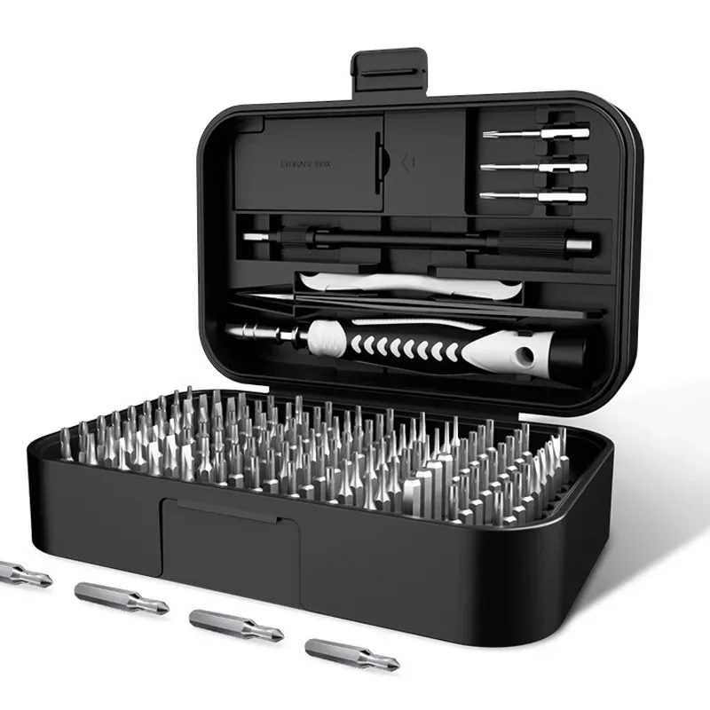 

Precision Screwdriver Set 130/45 In 1 CR-V Screwdrivers Kit 117 Magnetic Screw Bits Combination Tool For Laptop Repair Tools