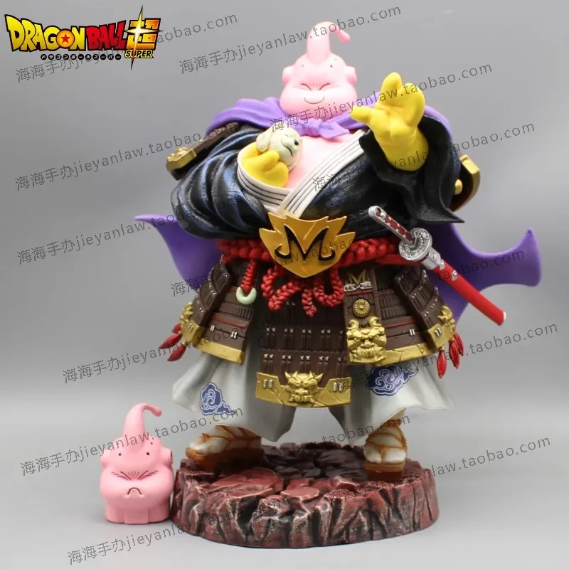 

Dragon Ball Figures 27cm Lk Buu Figurine With 2 Heads Fat Majin Buu Samurai Figure Gk Statue Dolls Model Collectible Toys Gift