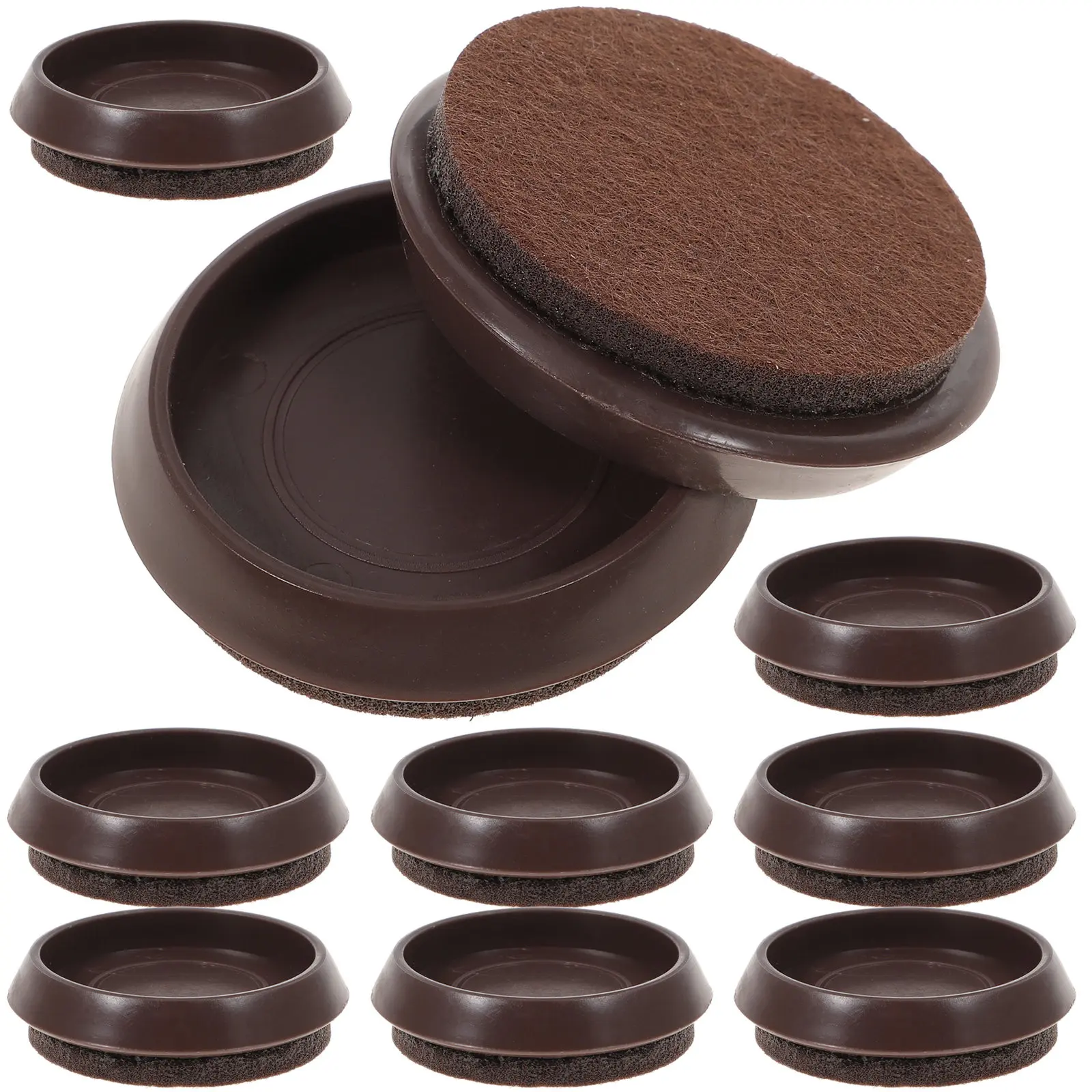 10Pcs 세련된 디자인 캐스터 컵 의자용 가구 컵받침 책상 소파 안락의자 나무 바닥 바닥 보호 가구