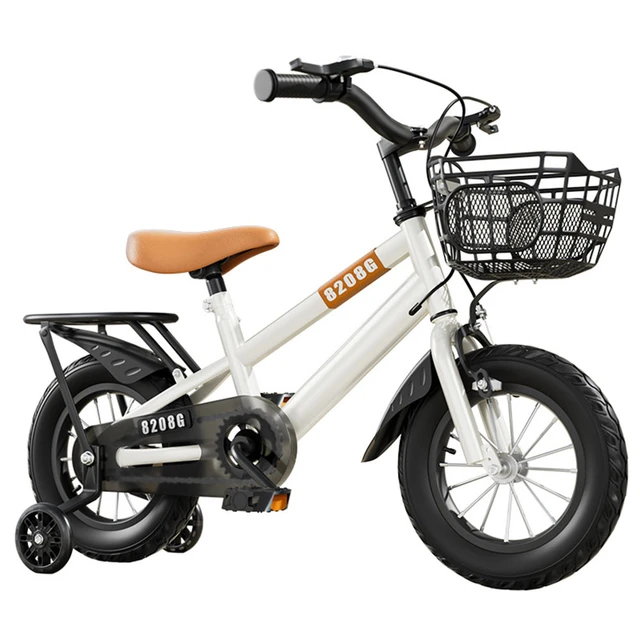 Bicicleta para niños de 14, 16, 18 pulgadas, bicicleta para niños y niñas  de 3 a 9 años de edad, bicicleta de aleación de magnesio con ruedas de