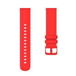 Versatile Smartwatch Replacement Wristband Strap - 18mm/20mm/22mm - 18mm (Red)