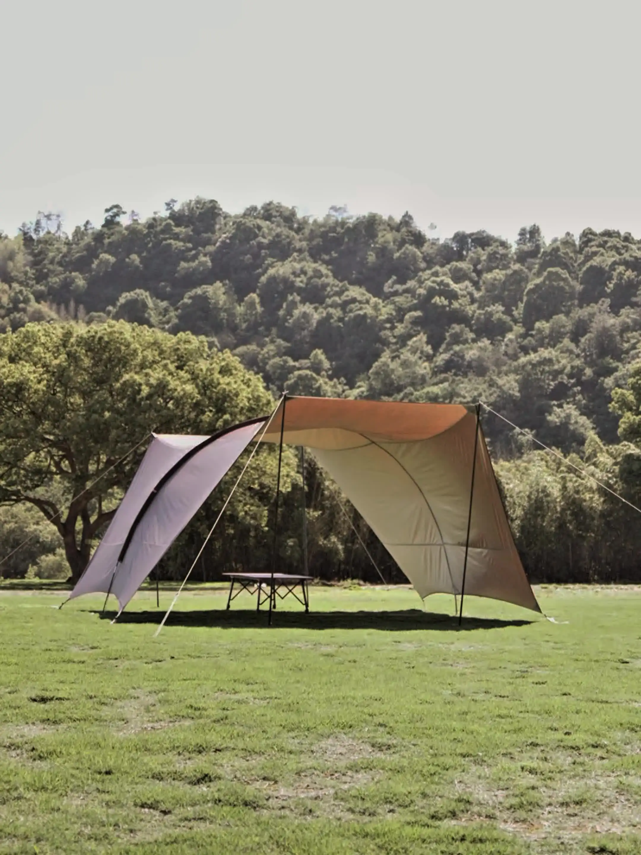 BISINNA Outdoor Camping Folding Portable Tunnel Large Canopy