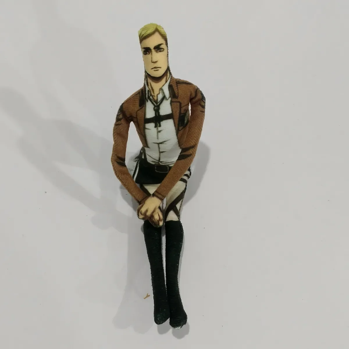 Plush Doll Anime Attack On Titan Eren Jaeger Cosplay Plush Doll Body Wire Skeleton Action Stuffed Dolls Accessories Ornament Gifts