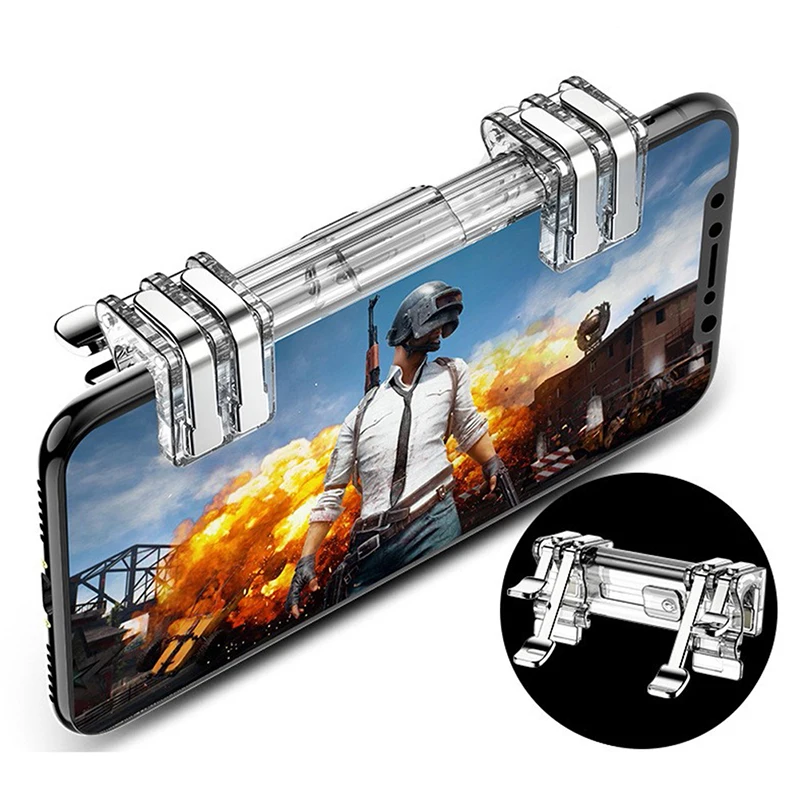 

Gaming Trigger Mobile Phone For PUBG Gun Game Fire Button Handle Joystick For L1R1 Shooter Game Controller For Phone IOS Android