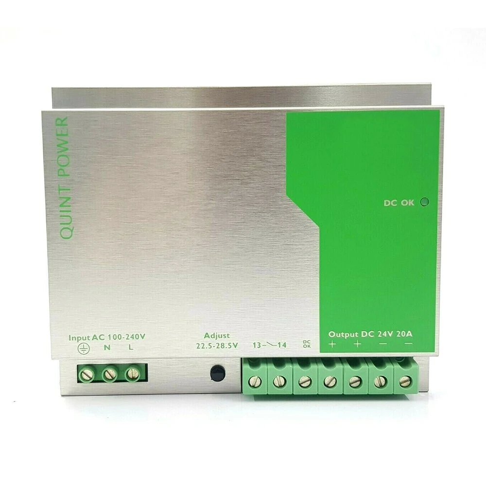2938620 QUINT-PS-100-240AC/24DC/20 QUINT POWER 24VDC/20A For Phoenix Switching Power Supply Fast Ship High Quality 4 2938620 QUINT-PS-100-240AC/24DC/20 QUINT POWER 24VDC/20A For Phoenix Switching Power Supply Fast Ship High Quality - Image 2