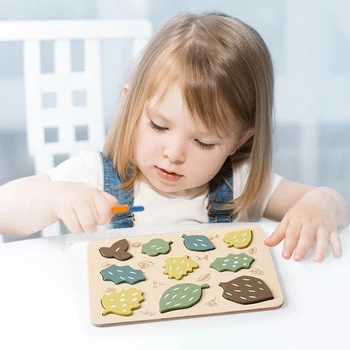 Wooden Blocks Stacking Puzzle - Wooden Toys 6