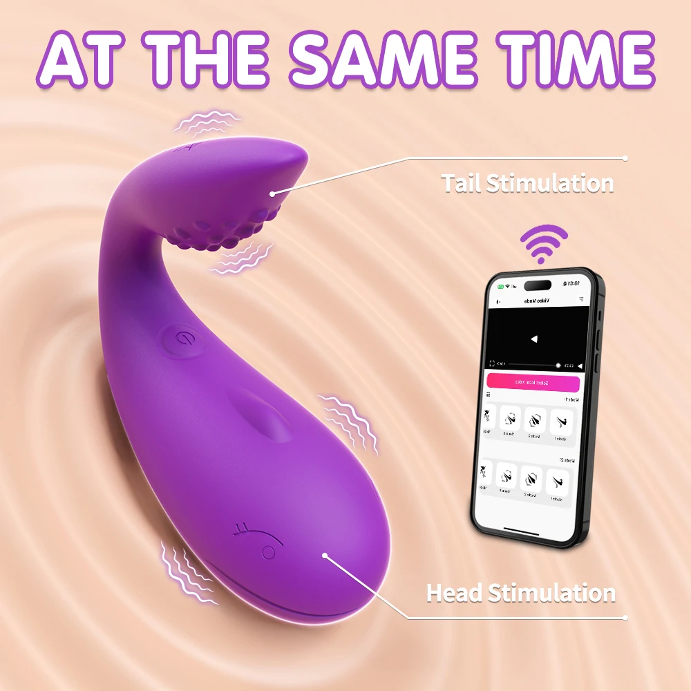 Vibrateur lapin bluetooth sans fil stimulateur clitoridien_voghion.com