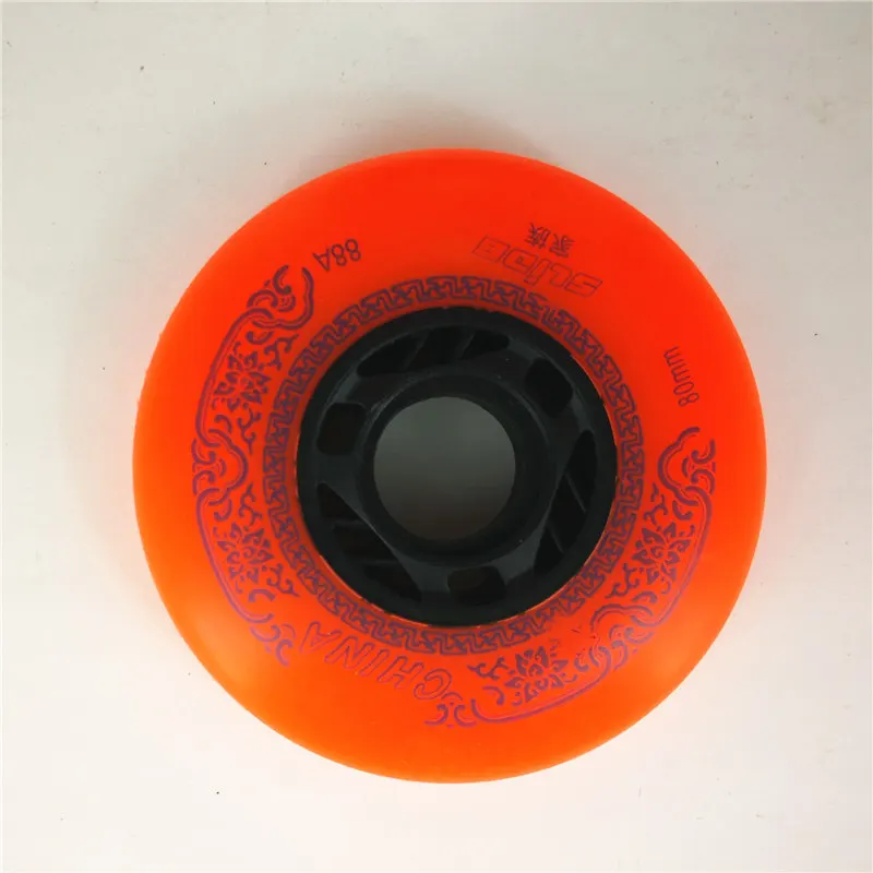 Inline Skate Wheels 8pcs 88A With ILQ-11 Bearing 80/76mm Braking Slalom Free Skating Sliding Roller For SEBA Patines Tires