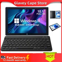 10.1" Windows 11 Tablet PC AR40 N3350-4GB RAM, 64GB ROM SSD Storage Quad-Core CPU Full Display USB 3.0 Type-C WIFI 1920*1200