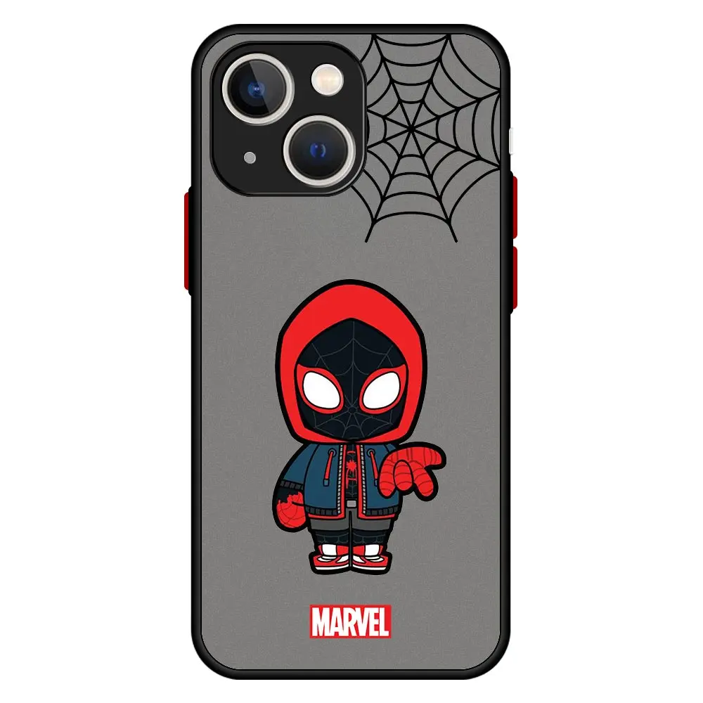 iphone 13 pro max case clear Marvel spider man spiderman Case For iPhone 13 12 11 Pro Max XR XS X 6s 7 8 Plus SE 12 Mini Luxury Shockproof Matte Cover Funda 13 pro max case