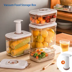 Food Storage Container Vacuum Box Large Capacity Food Dispenser for Kitchen Transparent Sealed Food Organizer Work Lunch Box
