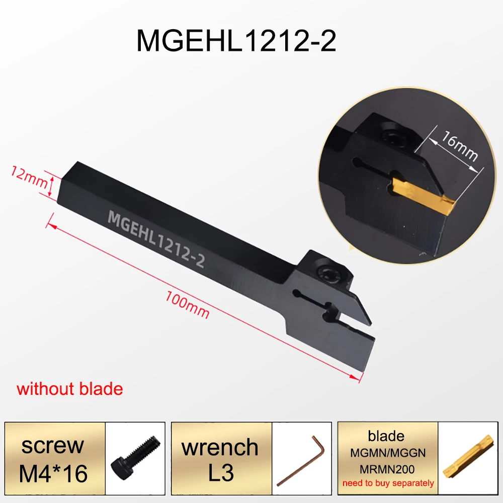 1PCS MGEHL MGEHR1010 MGEHR1212 MGEHR1616 MGEHR MGEHR2525 MGEHR3232 1.5mm 2mm 3mm 4mm 5mm CNC Lathe Turning Tool Holder