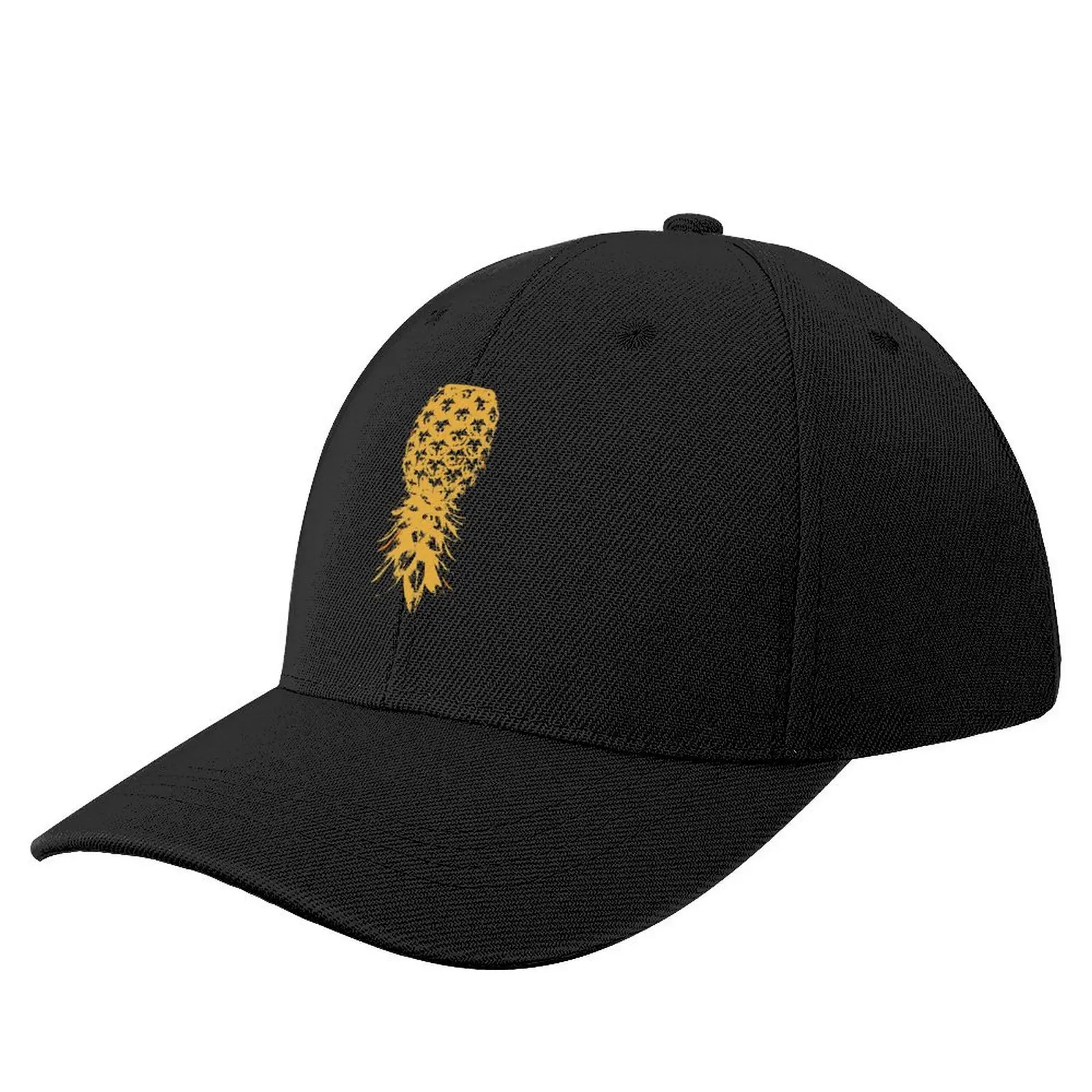 

Swinger Lifestyle Upside Down Pineapple Baseball Cap Snap Back Hat Beach Uv Protection Solar Hat black For Man Women's