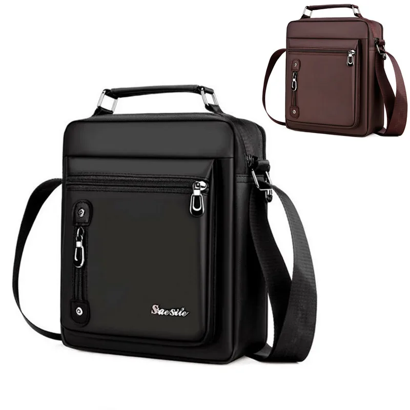 

Men's Shoulder Bag Crossbody Bag 2024 New Vertical Oxford Cloth Shoulder Bag Fashion Handbag Briefcase For Male Tote Bags