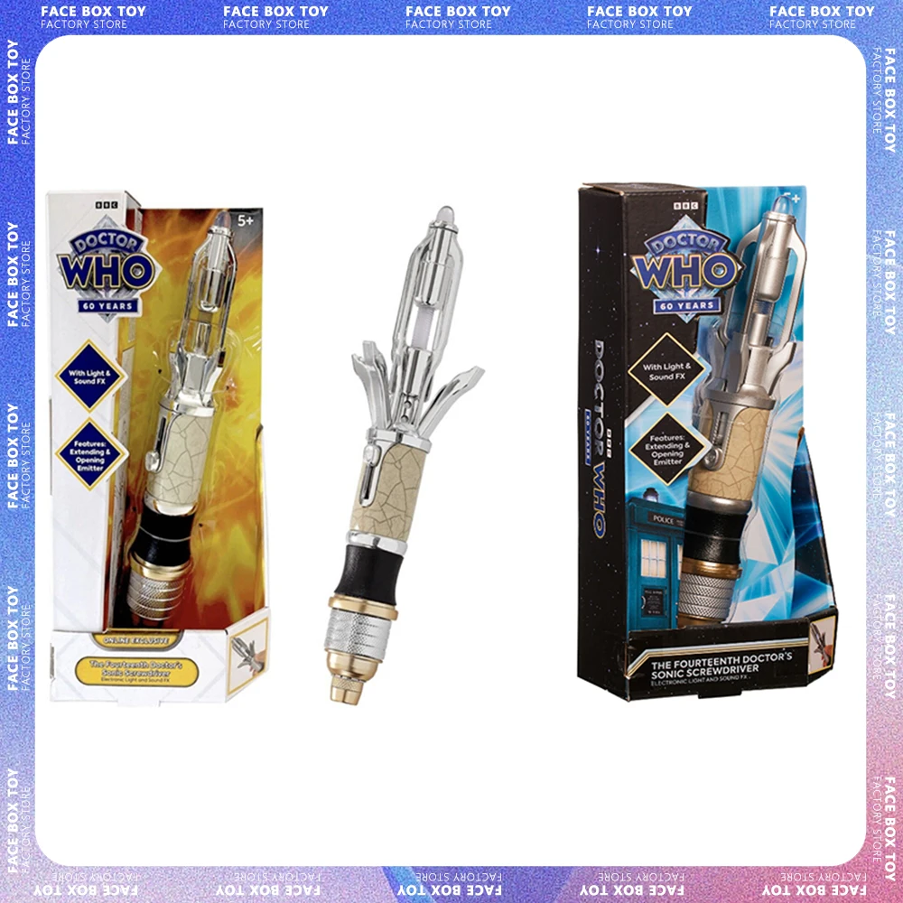 

Official Doctor Who Figures Sonic Screwdriver 12th 10th 14fh Movie Props Model Sonics Pen Light Sounds Toy For Kid Holiday Gift