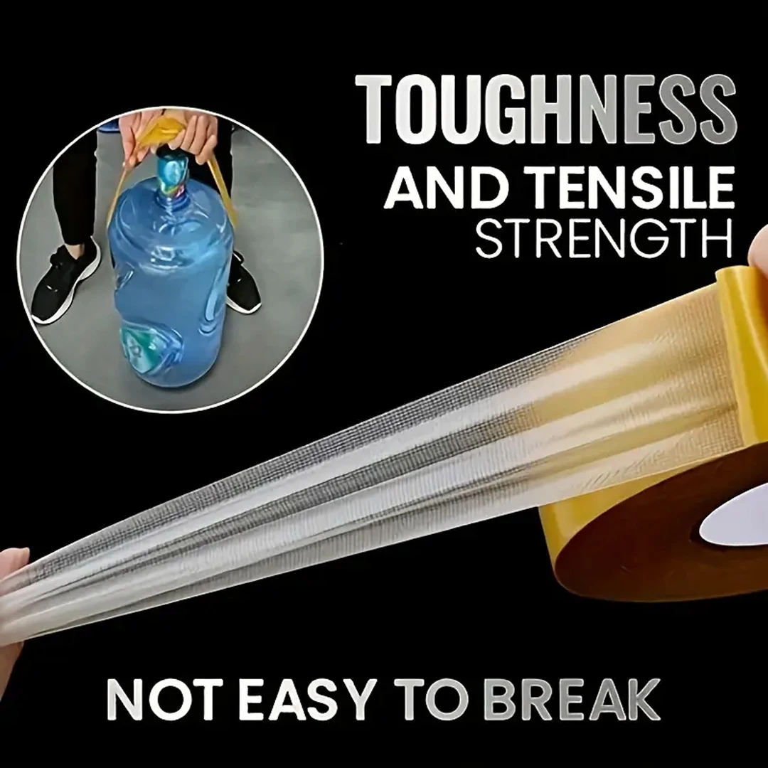 High-Performance Double-Sided Adhesive Mesh Tape - Heavy Duty & Waterproof