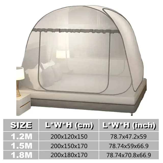 침대용 몽골 유르트 모기장 텐트: 편안한 수면을 위한 보호막