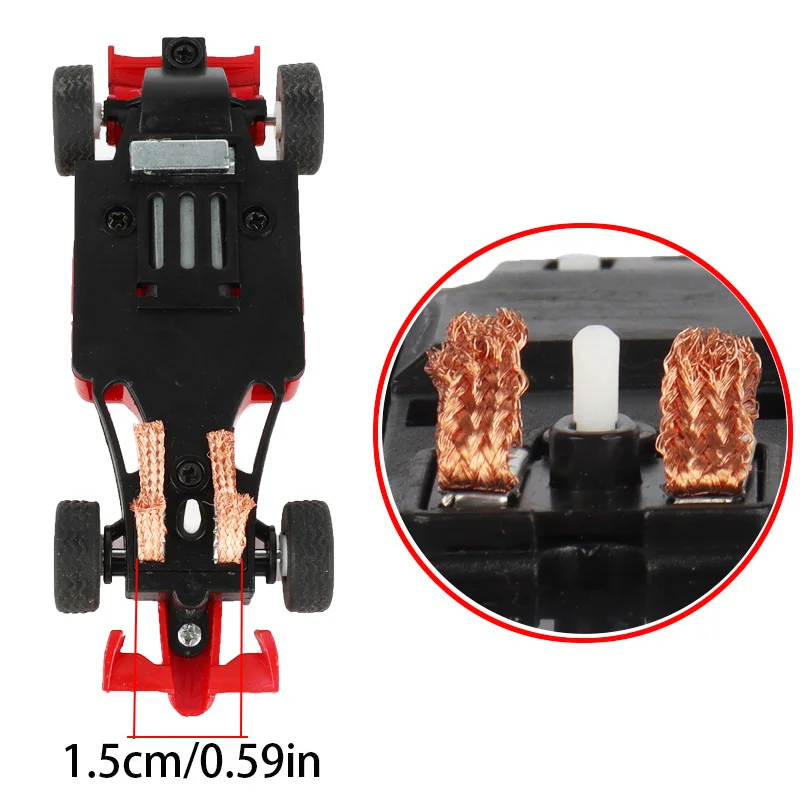 RC Railway Car1:43 Accessories Toy Electric Race Track Vehicle Double Battle Speedway Profissional Slot Car Circuit Racing Gift 2