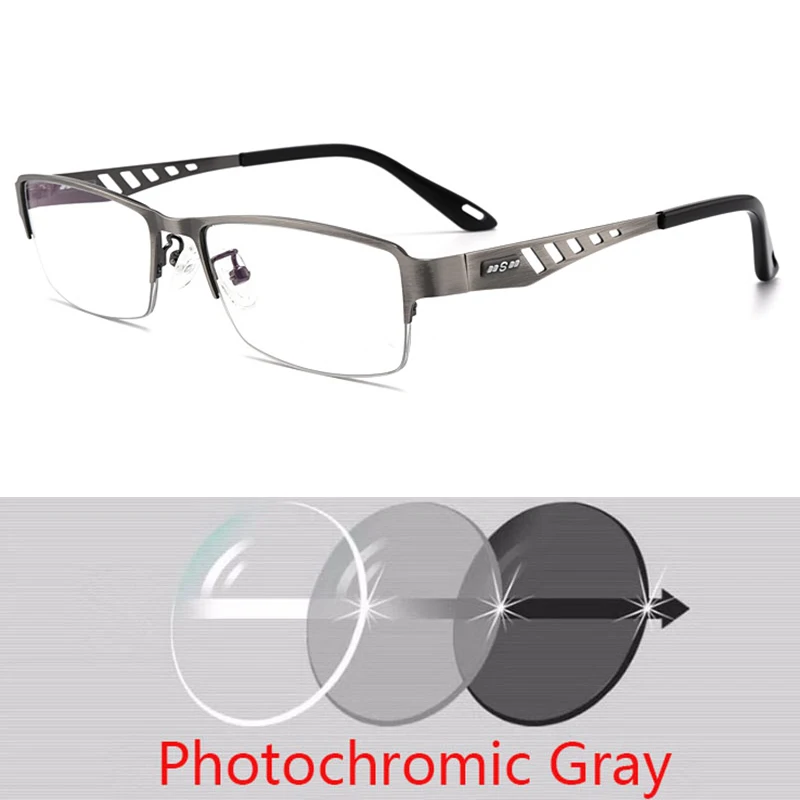 Photochromic Eye Glasses Men Women Myopia Eyeglasses Students Short Sight Eyewear 0 -0.5 -1 -1.25 -1.5 -1.75 To -6 3