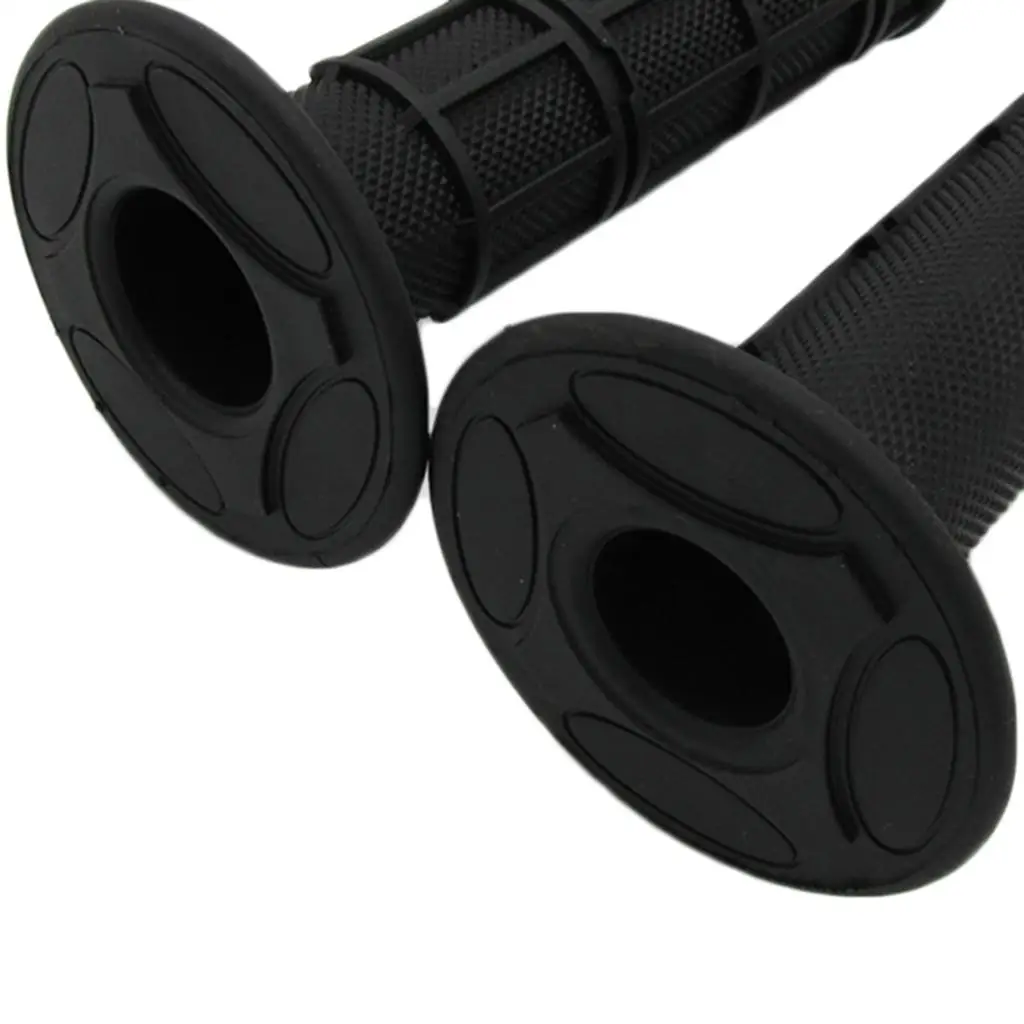 교체용 범용 고무 그립, 왼쪽 및 오른쪽 오토바이 그립, 22mm