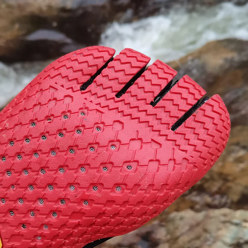 Unisex Split Toe Men FiveFingers Casual Sneakers Climbing Drainage Mesh Women Canyoning Quick Drying Water Shoes_vogvips.com